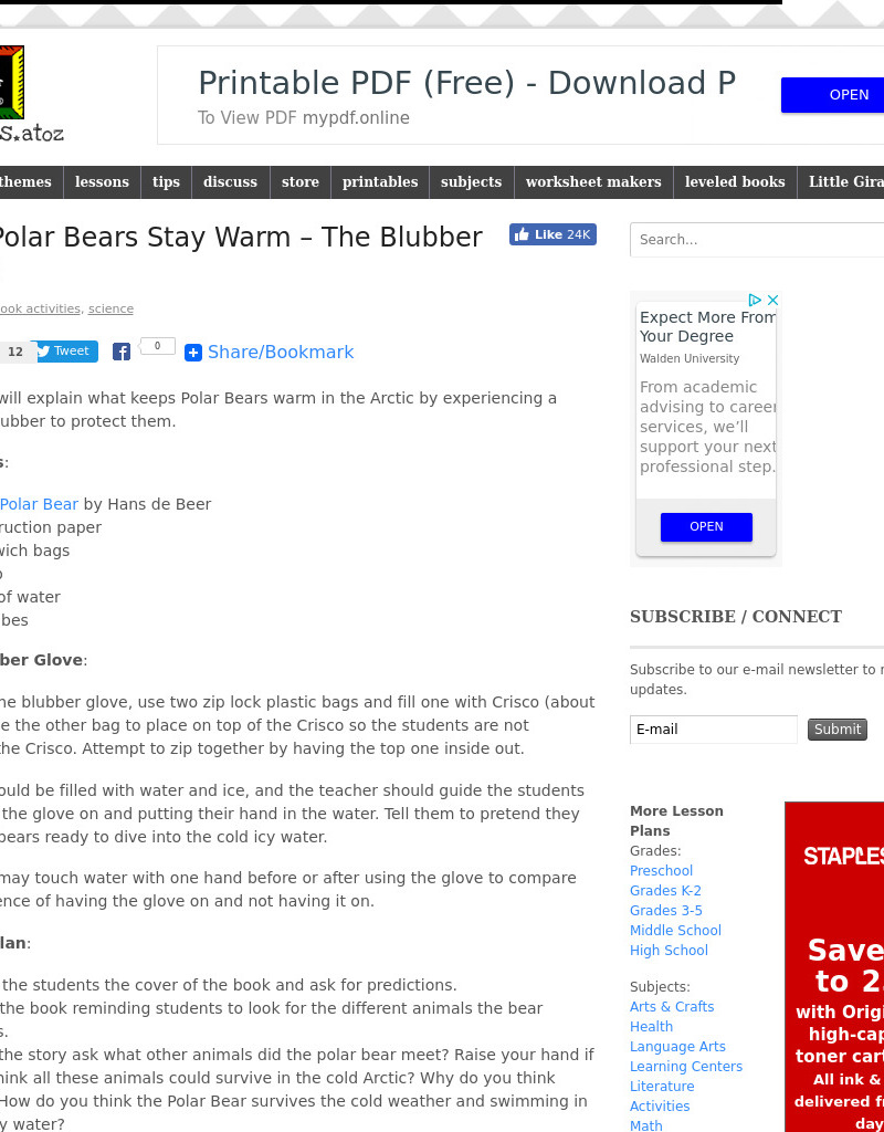 polar-bears-lesson-plan-for-1st-grade-lesson-planet