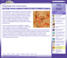 Living Things Share Common Genes Interactive