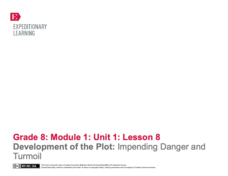 Development of the Plot: Impending Danger and Turmoil Lesson Plan