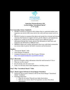 Sensational Sharks Lesson Plan