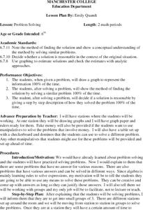 Problem Solving Lesson Plan