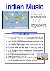 music history lesson plans worksheets lesson planet