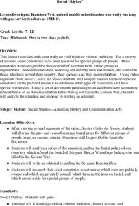 Burial "Rights" Lesson Plan