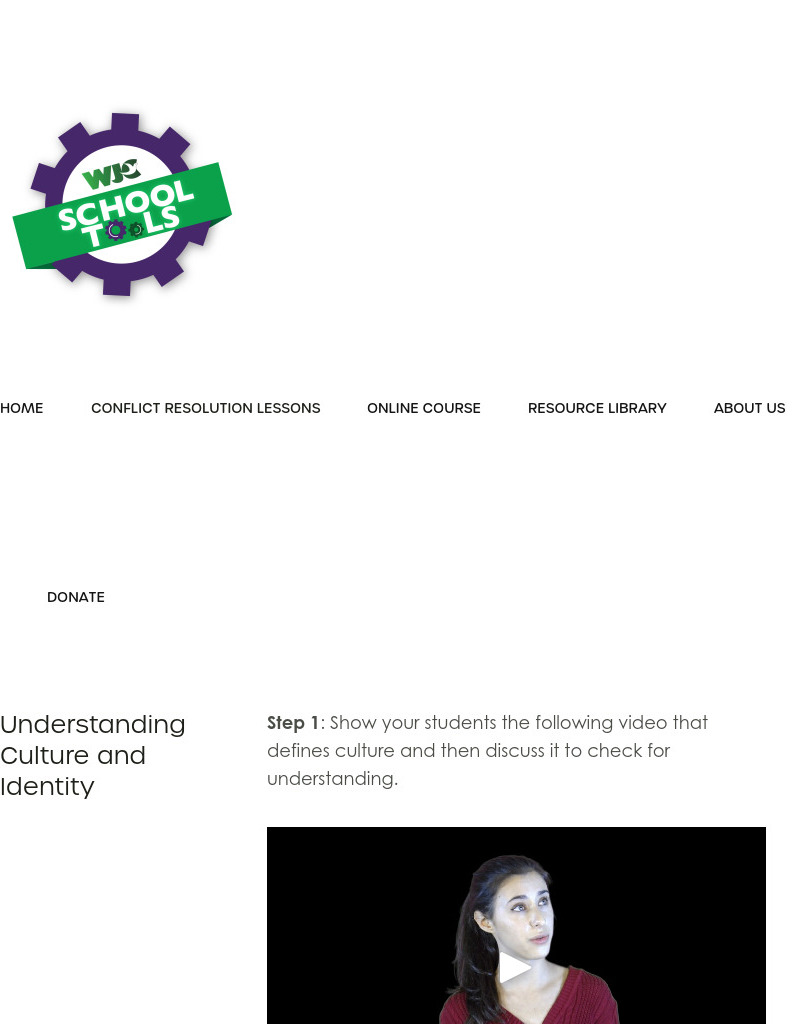 Culture and Identity Lesson Plan for 9th 12th Grade Lesson