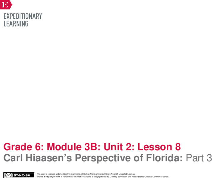 flush carl hiaasen lesson plans flush carl hiaasen lesson plans