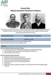 African American Inventors Lesson Plans & Worksheets | Lesson Planet african-american-inventors-lesson-plans-worksheets-lesson-planet