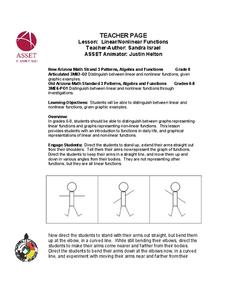Linear and Nonlinear Functions Lesson Plan