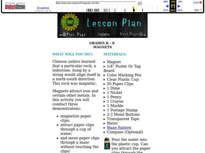 Lesson Plan for Kindergarten 8th Grade Lesson