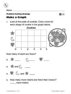 Make a Graph Worksheet for 1st Grade | Lesson Planet