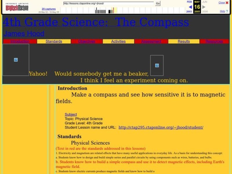 Making A Compass Lesson Plan for 4th Grade Lesson