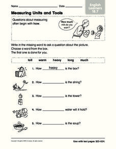ell esl math vocabulary lesson plans worksheets