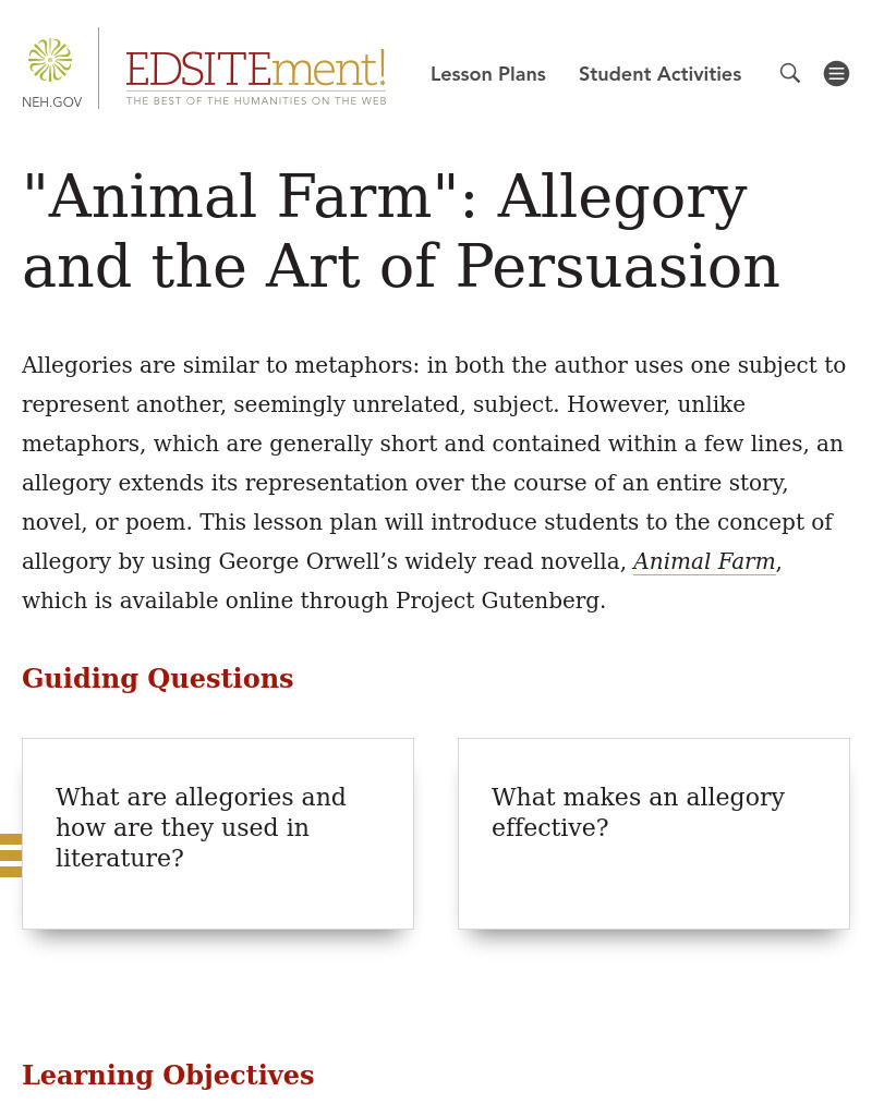 animal farm summary animal farm literary analysis