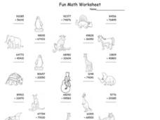 Multiple Digit Addition 2 Worksheet