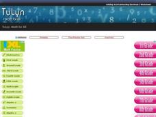 Adding and Subtracting Decimals 2  Worksheet