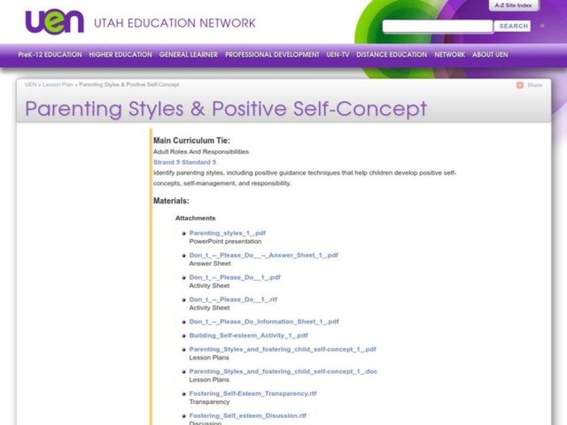parenting-styles-positive-self-concept-lesson-plan-for-9th-12th