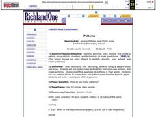 Patterns Lesson Plan for 2nd Grade | Lesson Planet