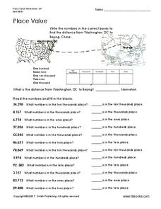 Place Value 4 Worksheet for 4th - 5th Grade | Lesson Planet