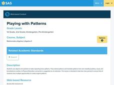 Playing with Patterns Lesson Plan
