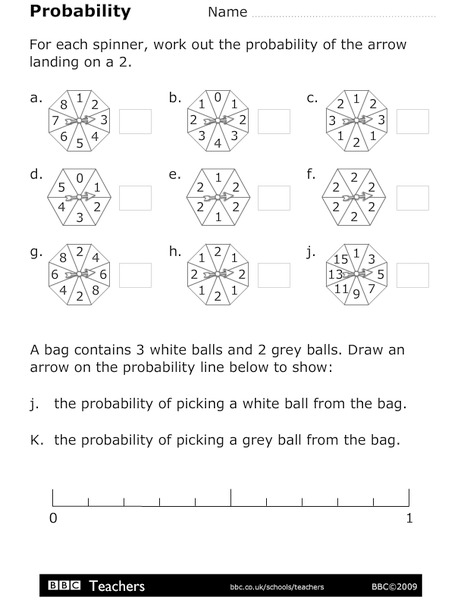 3rd Grade Probability Worksheets