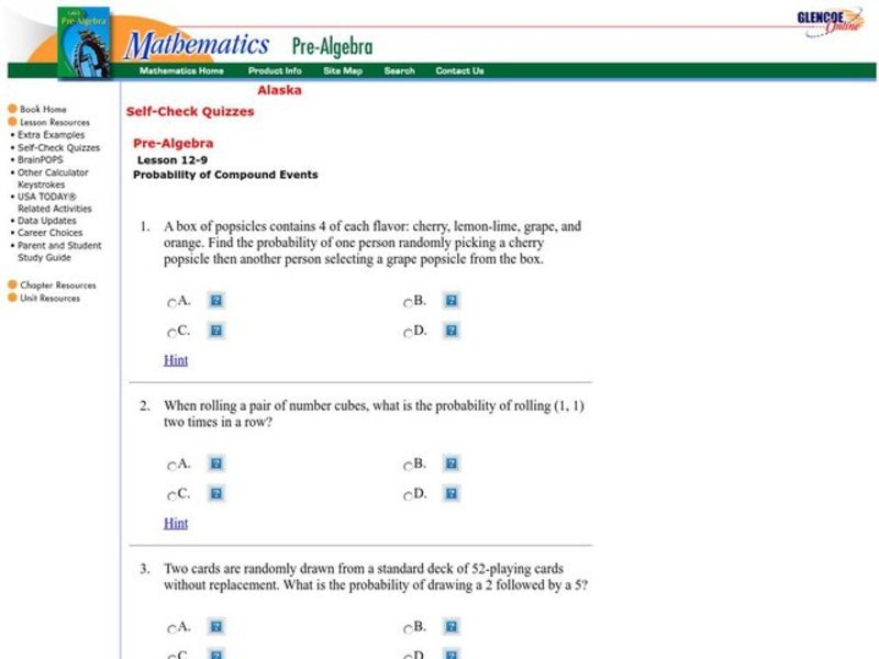 Probability Of Compound Events 7th 8th Grade Worksheet Lesson Probability Of Compound Events 7th 8th Grade Worksheet Lesson Planet