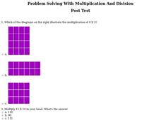 Problem Solving with Multiplication and Division Interactive