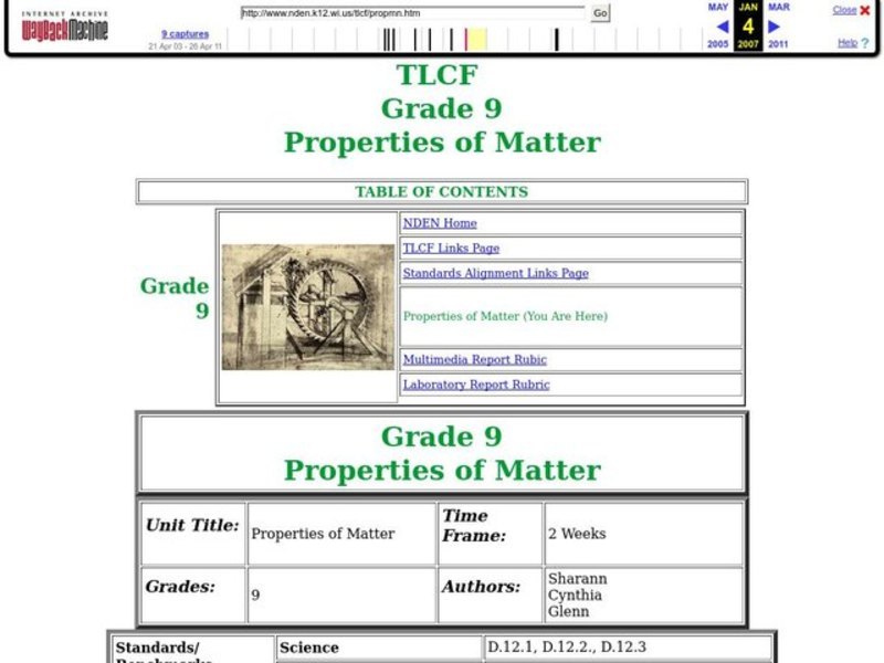 Properties Of Matter Lesson Plan For 9th Grade Lesson Planet Properties Of Matter Lesson Plan For 9th Grade Lesson Planet