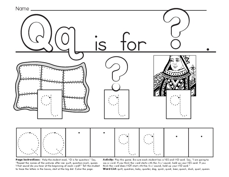 q is for worksheet for 1st 3rd grade lesson planet