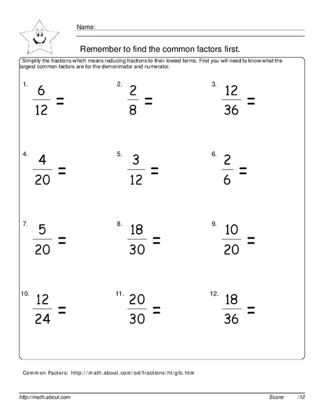 Simplify Fractions Lesson Plan For 4th 5th Grade Lesson Planet Simplify Fractions Lesson Plan For 4th 5th Grade Lesson Planet