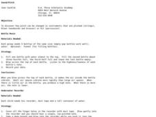 Sound/Pitch Lesson Plan