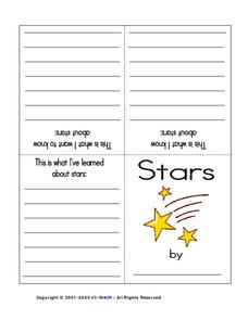 Stars Worksheet for 2nd - 3rd Grade | Lesson Planet