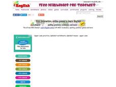 Alphabet and Phonics Mazes Worksheet