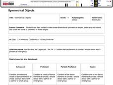 Symmetrical Objects Lesson Plan
