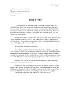 Take a Hike! Lesson Plan