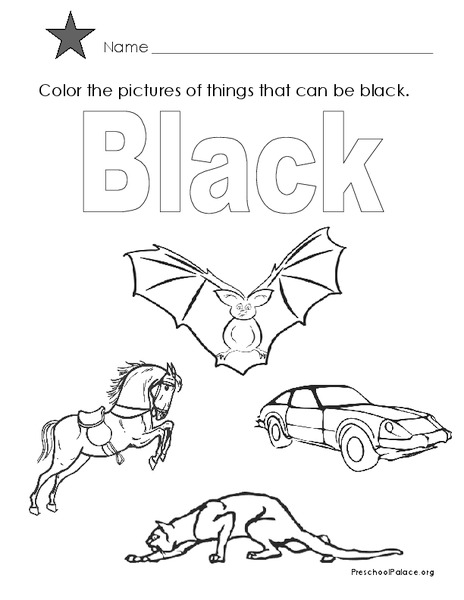 the color black lesson plan for pre k kindergarten lesson planet