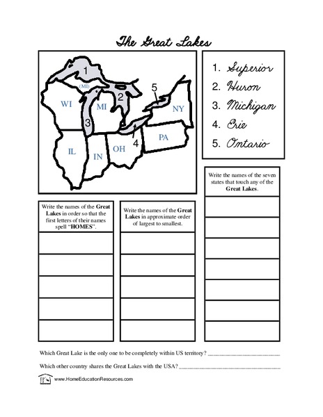 Great Lakes Lesson Plans & Worksheets | Lesson Planet