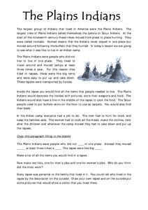 Lakota Lesson Plans & Worksheets | Lesson Planet