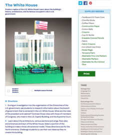 The White House Lesson Plan for 4th - 10th Grade | Lesson Planet