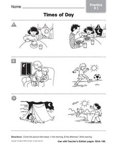 Morning Afternoon Evening Lesson Plans Worksheets Morning Afternoon Evening Lesson Plans Worksheets