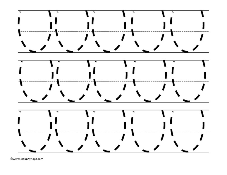 tracing curved lines worksheet for pre k kindergarten