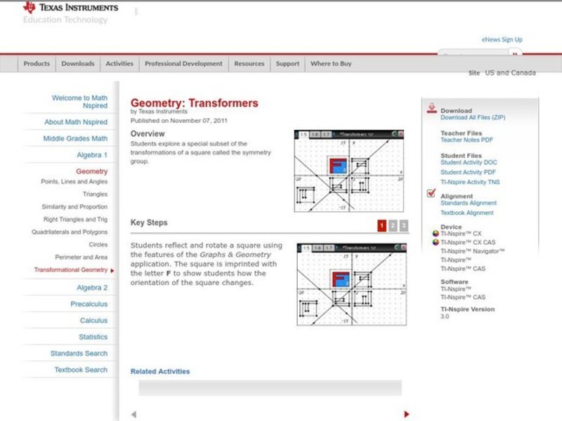 Transformers Lesson Plan for 9th 11th Grade Lesson