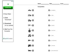 esl transportation lesson plans worksheets reviewed by teachers