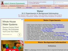 Water Lesson Plan