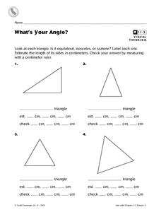 Equilateral Triangle Lesson Plans & Worksheets | Lesson Planet