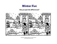 Winter Fun Worksheet