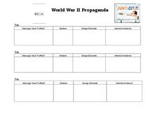 Worksheets Propaganda Techniques Worksheet Answers pictures propaganda worksheet beatlesblogcarnival world war ii 8th 12th grade lesson planet