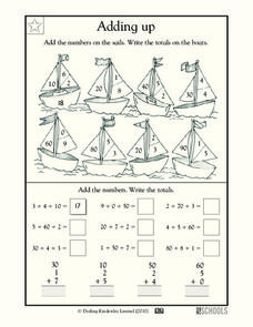 Adding Up Worksheet