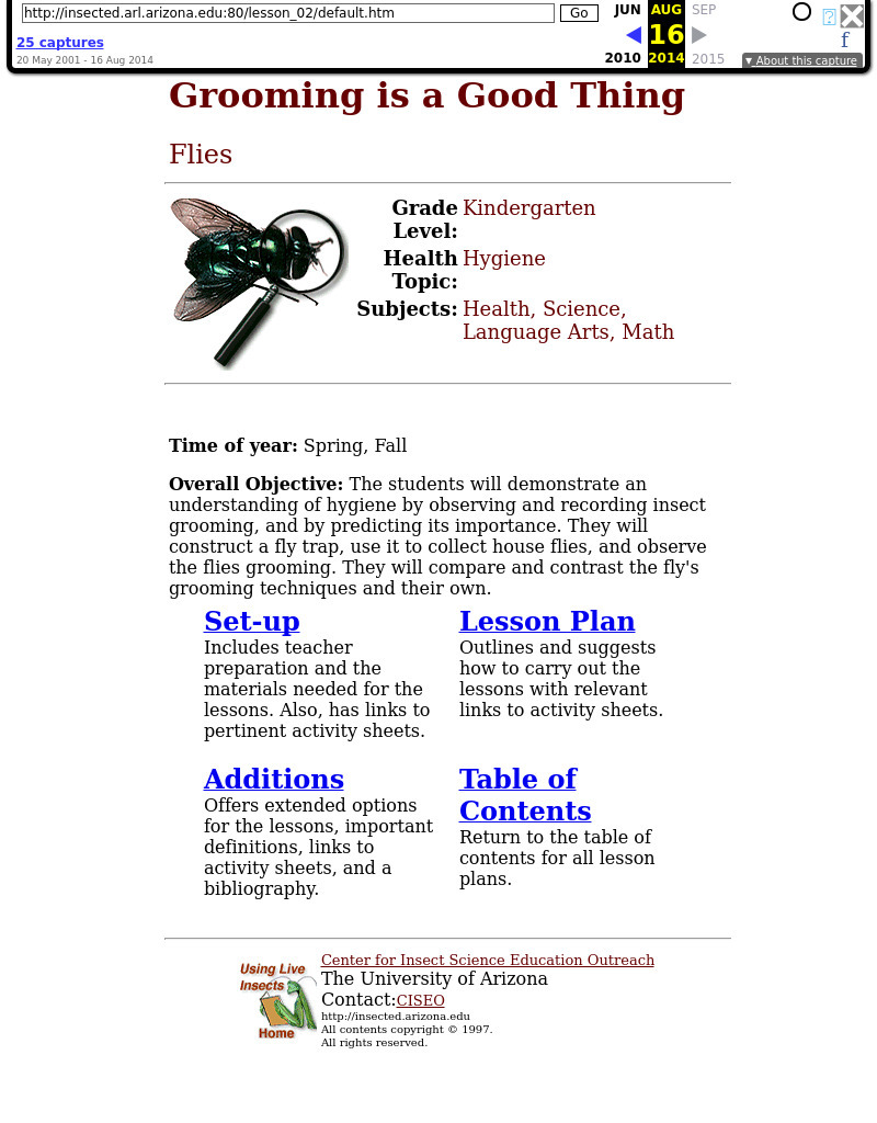 Grooming Is A Good Thing Lesson Plan for Kindergarten Lesson